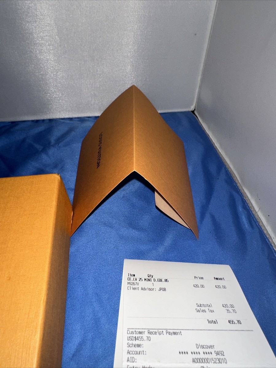 Authentic LOUIS VUITTON LV Gift Box Drawer Box Size 9 3/4”x5.5”x2
