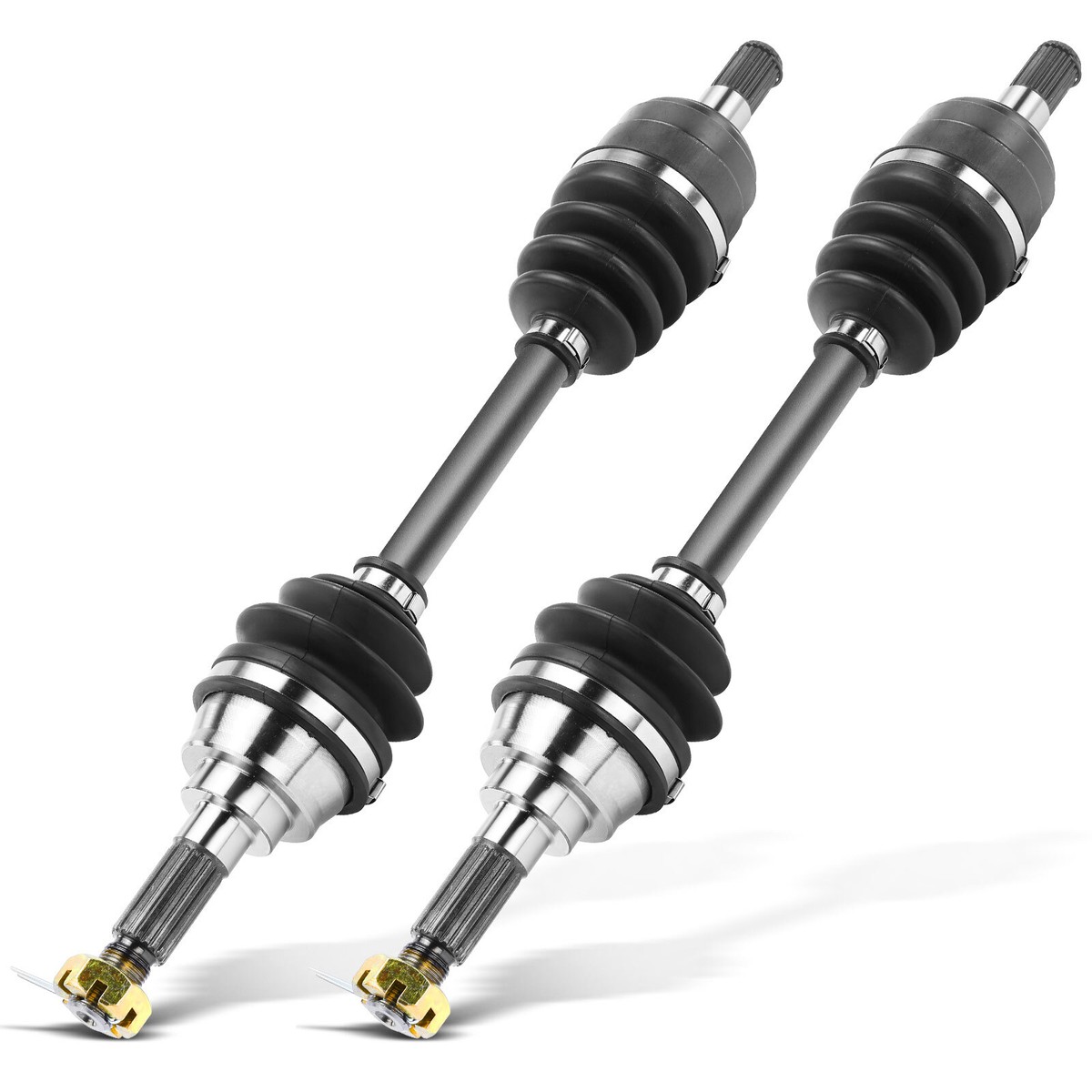 2x CV Axle Assembly for Kawasaki Prairie 400 1997-2002 Front