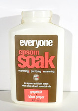 Everyone Epsom Bath Soak Grapefruit  Black Pepper 30 oz NEW