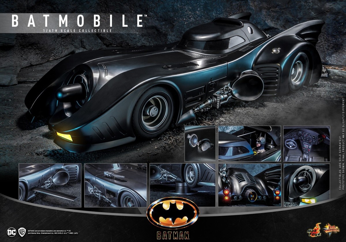 Hot Toys MMS694 Batman (1989) Batmobile 1/6 Collectible