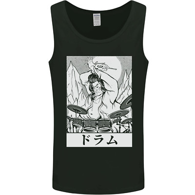 Sumo Wrestler Schlagzeuger Trommeln Schlagzeug Herren Tanktop