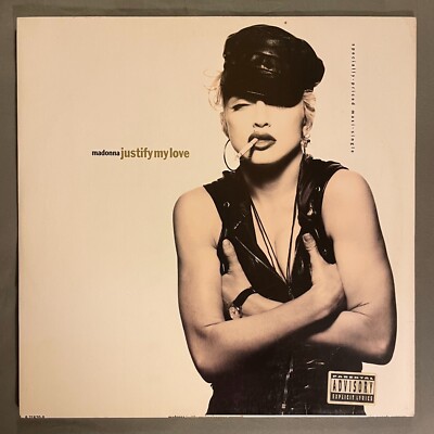 MADONNA JUSTIFY MY LOVE VINYL 12'' US 1990 EX EX