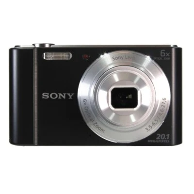 Sony Cyber-shot DSC-W810 20.1MP 6X Compact Digital Camera Black 85