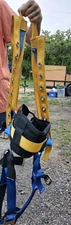 Safety Blue and Yellow Full Body Harness