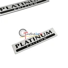 PLATINUM EDITION Aluminum Emblem Car Side Fender Grill Trunk Badge Sticker Decal