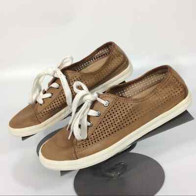 Calvin Klein Chestnut Leather Sneakers Smooth Leather Embossed Logo Trainers Calvin Klein  main image 2