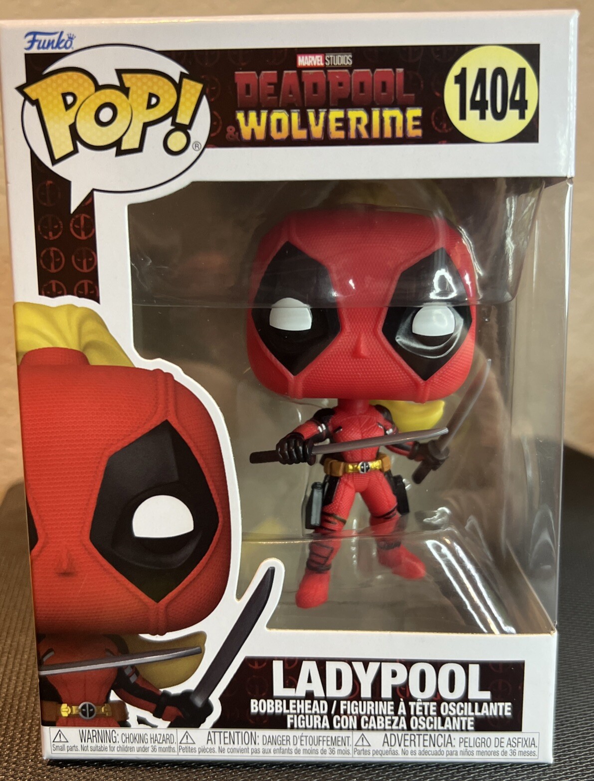 Funko Pop Marvel Ladypool Deadpool and Wolverine Vinyl Figure 2024