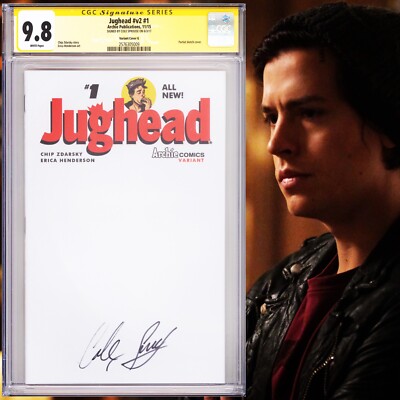 CGC 9.8 SS Jughead v2 #1 Sketch Variant signed by Cole Sprouse