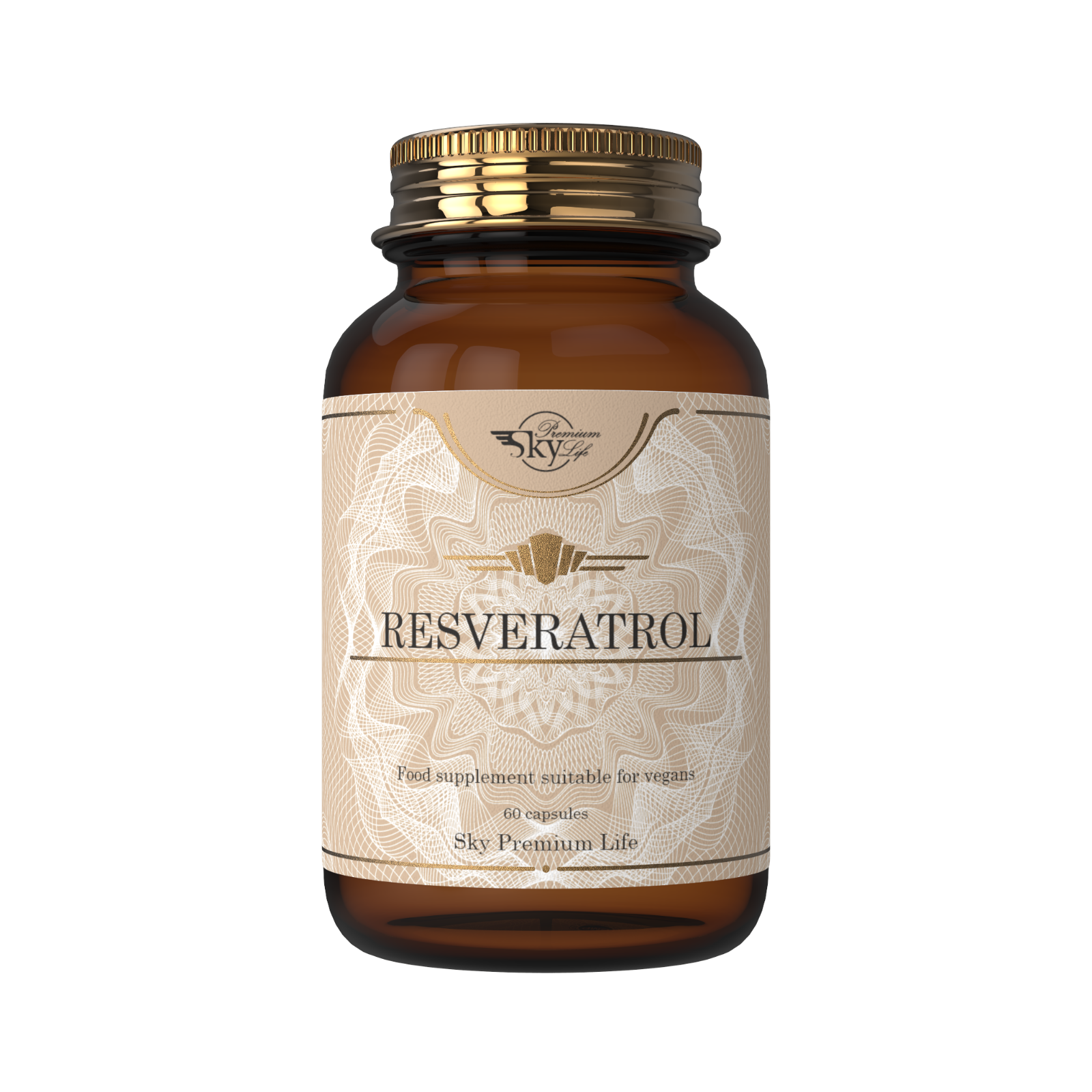 Resveratrol – 60 Vegan Capsules by Sky Premium Life