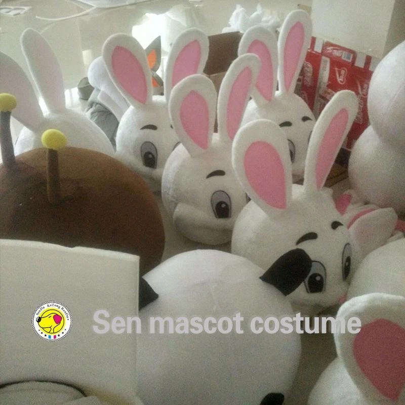 Newly Cute Easter NEW Mascot Costume Rabbit Cartoon Fancy Dress Adult Size #2 - Image 3 of 4