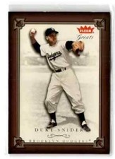 2004 Fleer Greats of the Game #20 Duke Snider Brooklyn Dodgers HOF