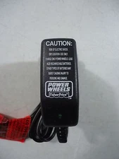 12v 12 volt BATTERY CHARGER Power Wheels - Barbie Cadillac pointed adapter plug
