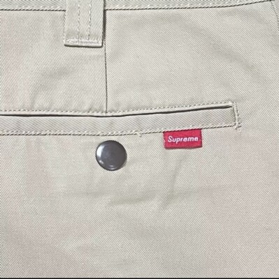 New Supreme 20SS • Mary Work Shorts • Khaki Size 32 • Rare