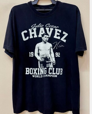 Rare Julio Cesar Chavez Gift For Fan Cotton Black All Size Unisex T-Shirt