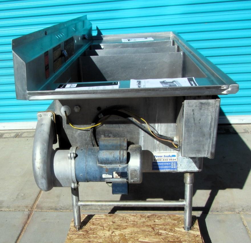 Unified Power Soak PS-100 Warewashing 3 Compartment SS 96