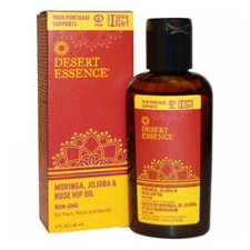 Moringa - Jojoba & Rose Hip Oil  2 Oz By Desert Essence