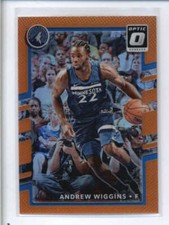 ANDREW WIGGINS 2017/18 DONRUSS OPTIC #88 ORANGE PRIZMS #014/199 AJ7324