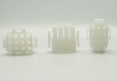 (LOT of 10) Molex 12-Pin MALE Power Connector Housing Plug