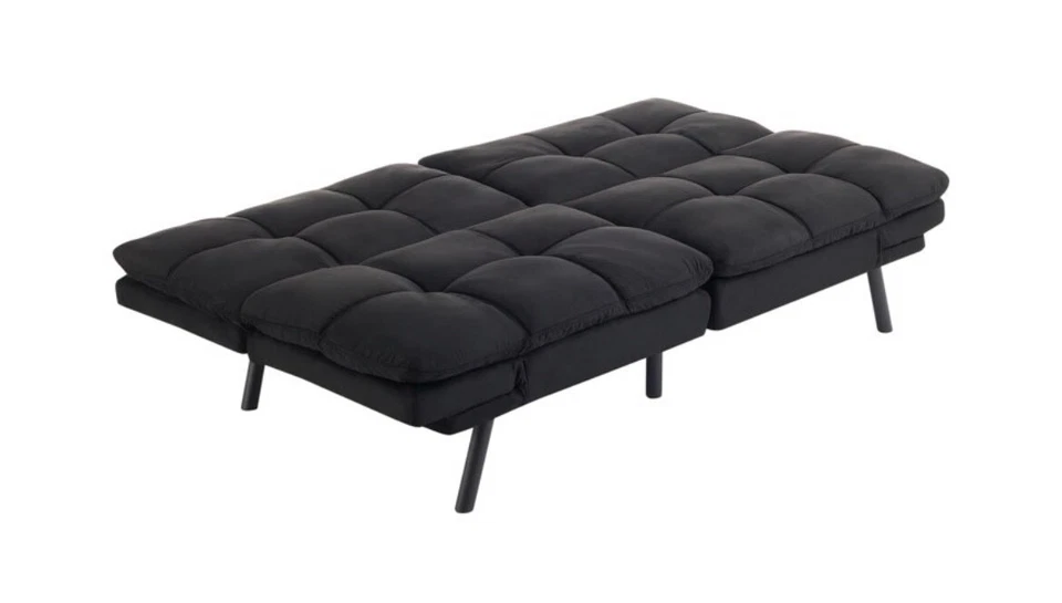 Mainstays Contemporary Memory Foam Futon, Relaxing and Comfy with Arm Rest. - Image 2 of 4