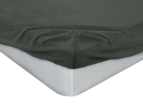 TEDDY CORAL FLEECE FITTED SHEET THERMAL WARM SINGLE DOUBLE SUPER KING BEDDING - Picture 32 of 33