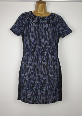 Custommade Copenhagen 'Ija' Navy Blue Dress Size 38 Uk 10 RRP £180