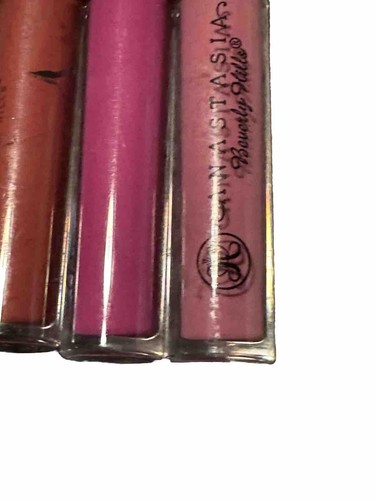 PRE-OWNED!! 9 PCs Anastasia Beverly Hills LipGloss and Lipsticks, Salon Display - Picture 4 of 8