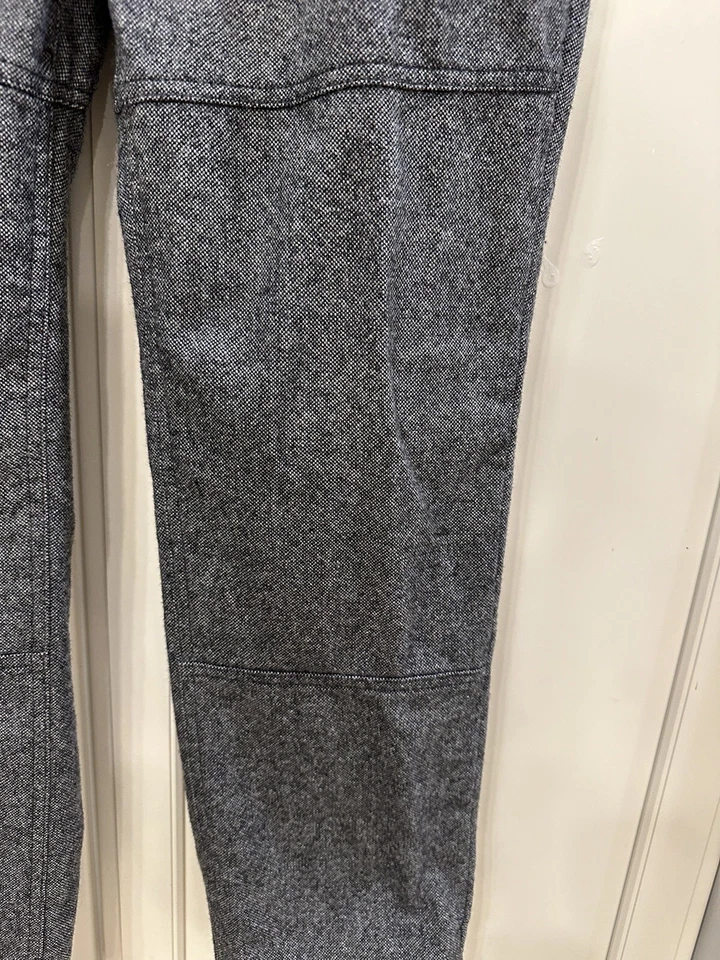 Jack Spade Men's Wool Pants 34"x 26.5" Charcoal Grey Slim Fit Wide beltloop - Image 2 of 4