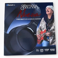 Santana Nueva Bluetooth 5.3 Over-Ear Wireless Headphones 6Hr Playtime
