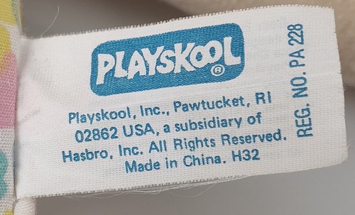 Peluche vintage 1988 Playskool BEAR FRIENDS "You’re So Sweet" années 80 nostalgie - Photo 5/9