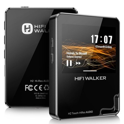 MP3 Player 64GB Hi Res Bluetooth 2.4 HD Touchscreen HIFI WALKER H2 FLAC