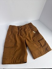 Weatherproof Vintage Boys Tech Cargo Shorts Size 6 Cognac Brown