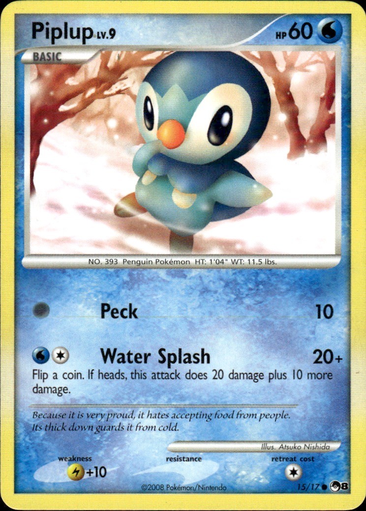 Piplup 015/017 POP Series 8 Common LP