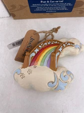 Enesco Jim Shore -  Pet Rainbow Bridge Ornament (3.75") #6015518