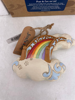 Enesco Jim Shore -  Pet Rainbow Bridge Ornament (3.75'') #6015518