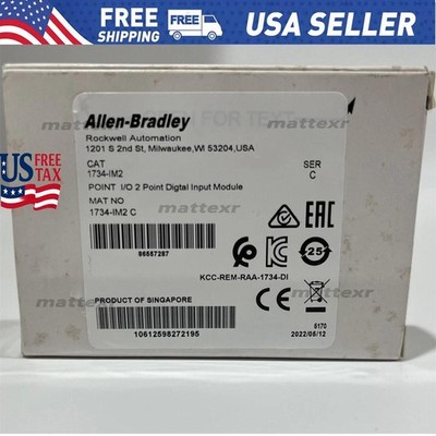 1734-IM2 POINT I/O 2 Point Digital Input Module New AB Factory Original Sealed