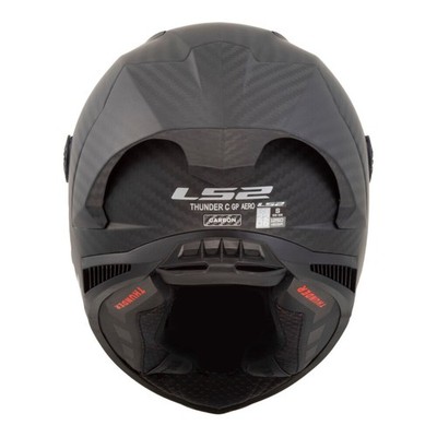 LS2 FF805 Thunder GP Aero Raute Helmet (L) - White / GreyL