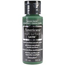 DecoArt Americana Multi-Surface Satin Acrylic Paint 2oz-Green Beret - DA5-30-21