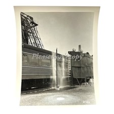 Pennsylvania RR Passenger Car Photo Vintage B & W 8 x 10" Whiting Corp Equipment