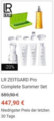 ZEITGARD  Summer Edition, KOMPLETTSET