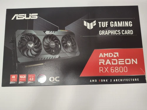ASUS TUF Gaming AMD Radeon RX 6800 OC Edition 16GB GDDR6 Graphics Card
