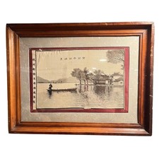 Early–Mid 20th Century Chinese Hangzhou Silk Embroidery of West Lake