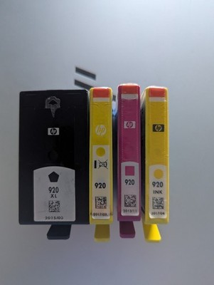 GENUINE HP 920 Ink Cartridge 4-Pack for Officejet 6000 6500 7000 7500