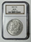 1886 O Morgan Silver Dollar NGC AU-53
