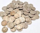 100 Unsearched Buffalo Nickel 5C Circulated Lot. H115
