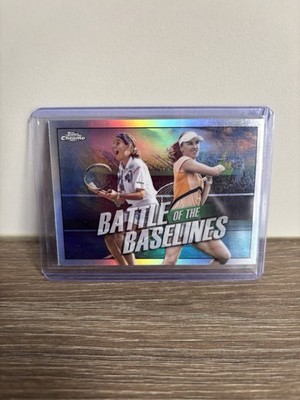 2021 Topps Chrome Tennis #BB-6 Conchita Martínez Martina Hingis