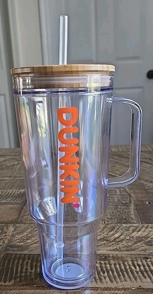 2025 Dunkin Double Wall Bamboo Tumbler 40 oz  - Image 2 of 4
