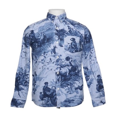 Carhartt WIP, Hemd, Größe: S, L/S Fleming Shirt, Blau/Weiß, Baumwolle #ZiG