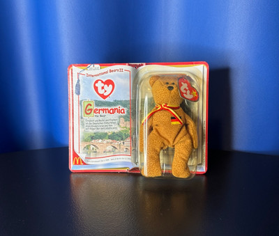 2000 Beanie Baby - McDonald s International Bears II Germania the Bear - Rare!
