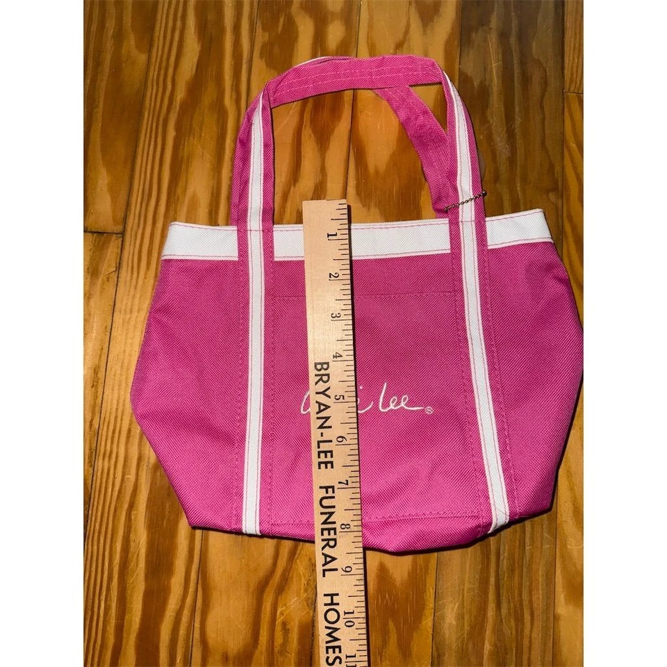 Винтажный печенье Lee розовый холст сумка с короткими ручками женщин Дамская сумка модные ювелирные изделия givvy - Изображение 4 из 4