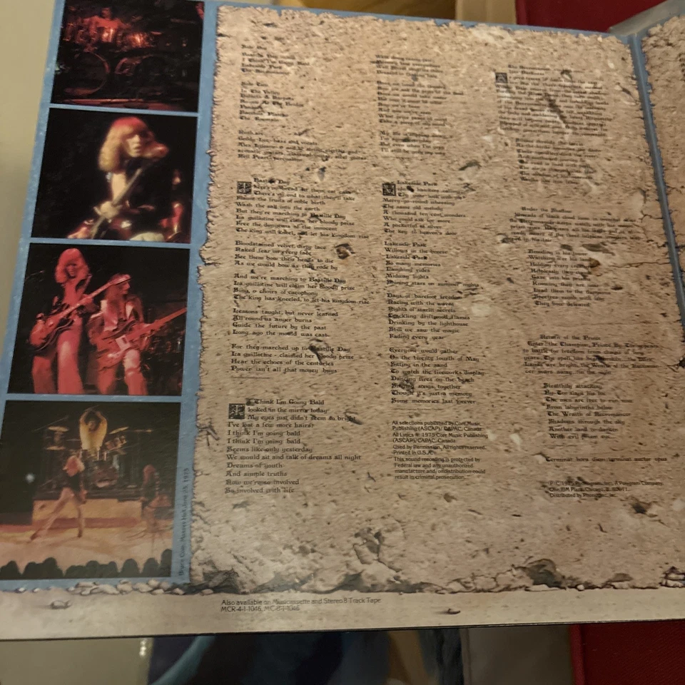 Rush Caress Of Steel Rare Original 1975 Mercury Records Vinyl LP VG+ - Image 2 of 4